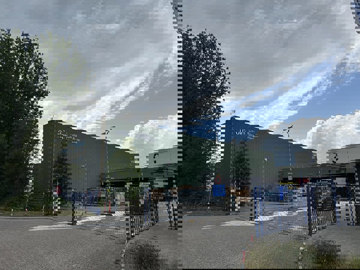 Het terrein van Wavin in Hardenberg